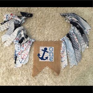 1st birthday decoration (high chair)